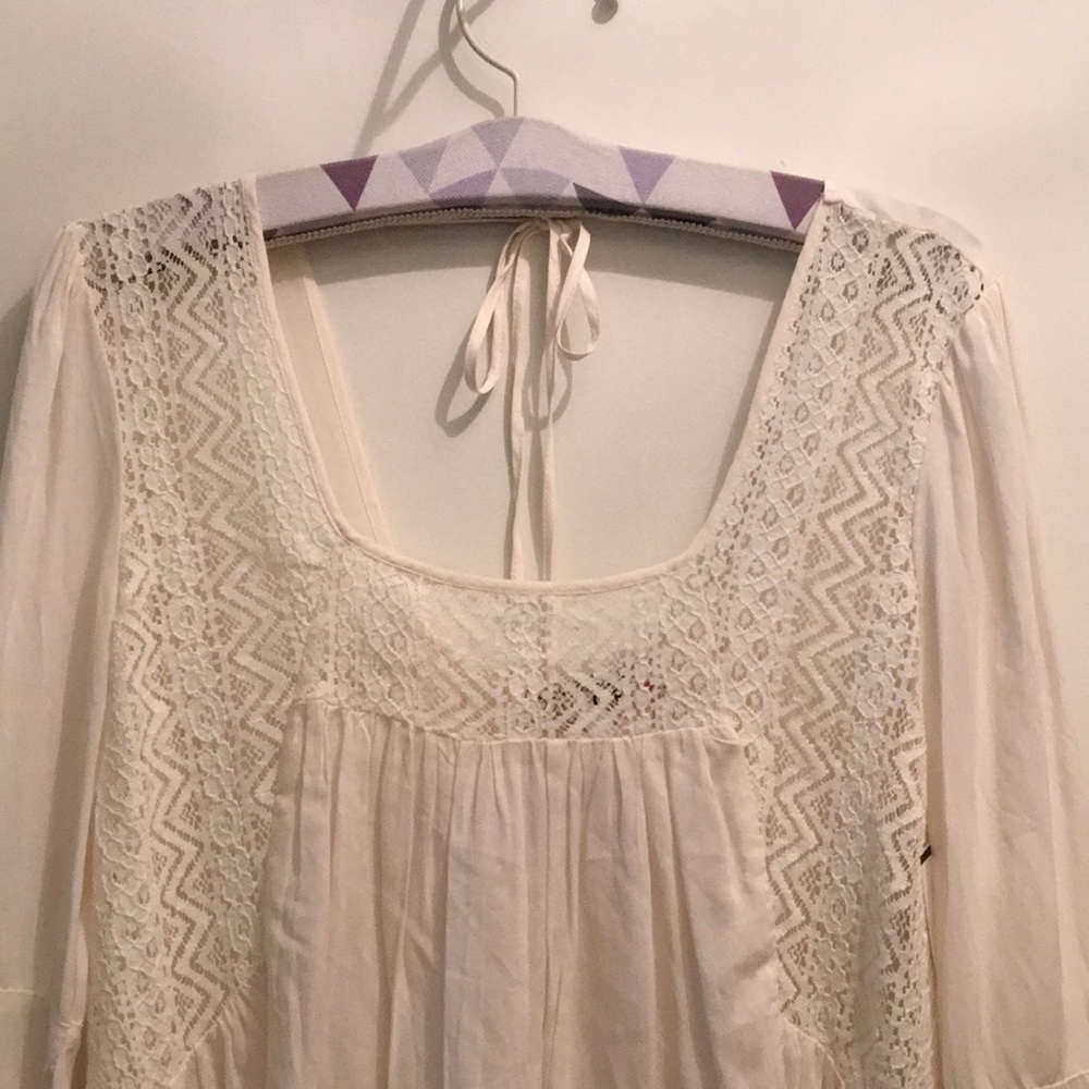 DEREK HEART BOHO LACE TOP - Picture 2 of 8